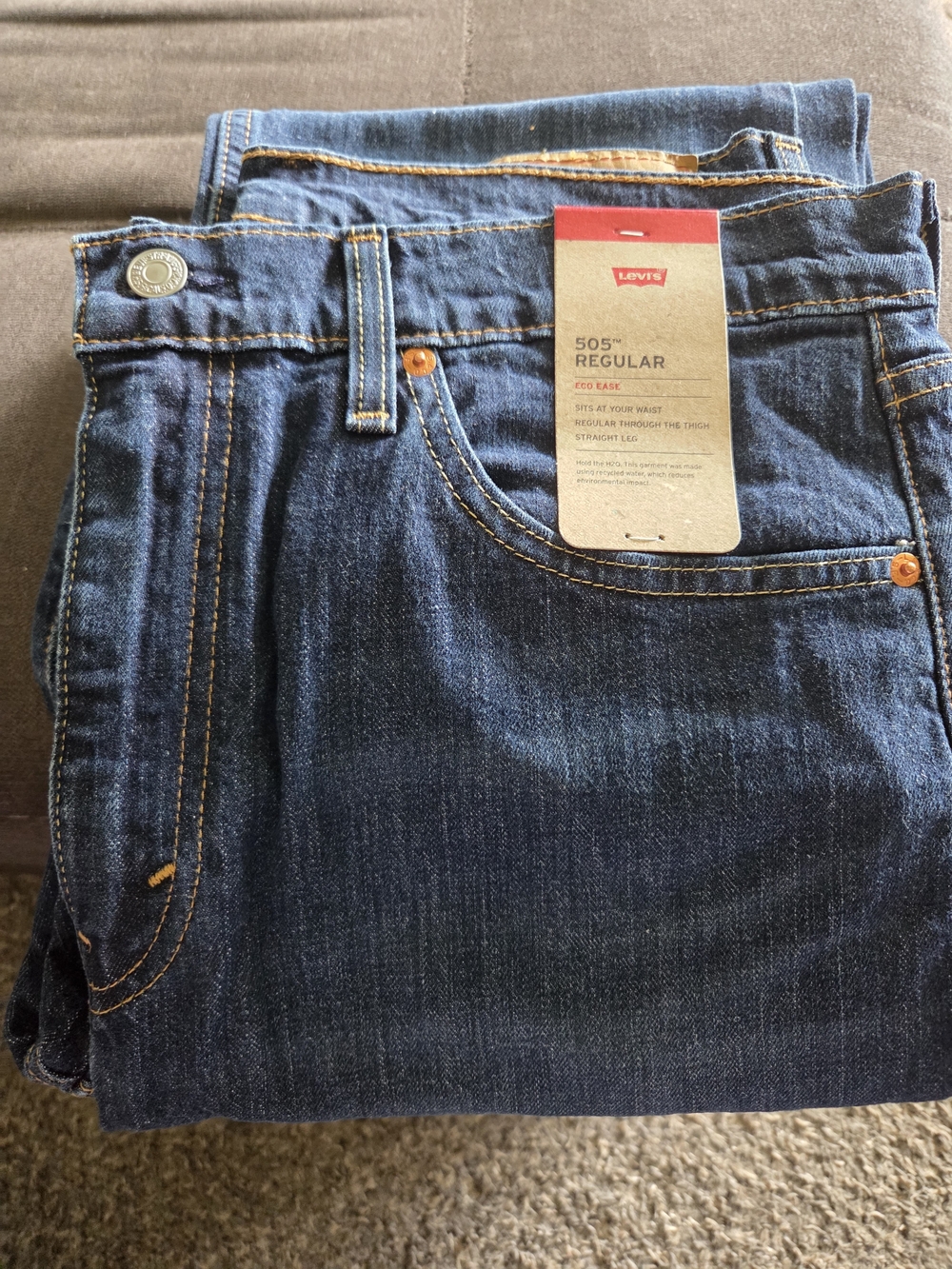 Levi's Men's Jeans - Dark Blue Denim